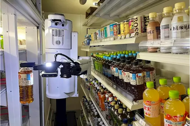 Robot that stocks drinks is newest thing at the corner store