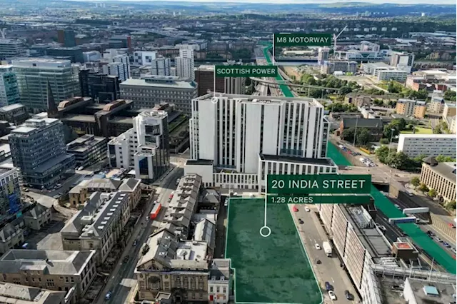 Major development site in Glasgow city centre goes on the market