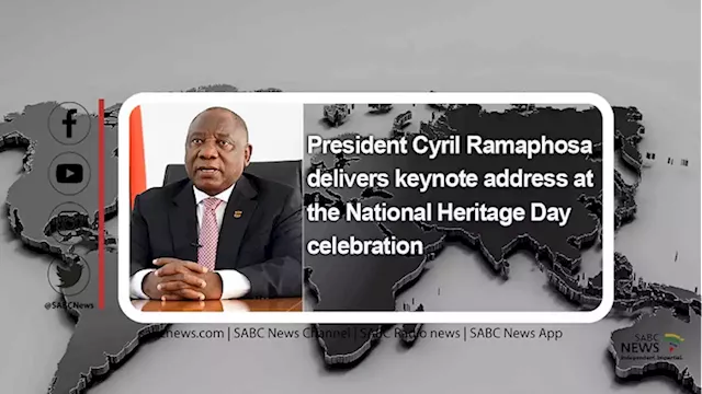 LIVE: President Ramaphosa delivers Heritage Day address - SABC News - Breaking news, special reports, world, business, sport coverage of all South African current events. Africa's news leader.