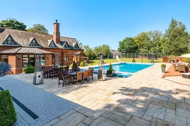 Dream six-bed countryside mansion with pool, tennis court, and stunning interior on the market for £2m