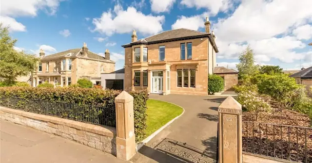 Glasgow five bedroom Victorian villa with sauna on the market for over £800k