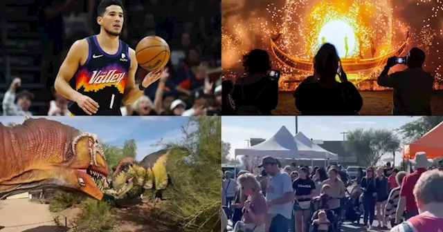 First weekend of October: dinosaurs, Suns open practice, Park West Market returns