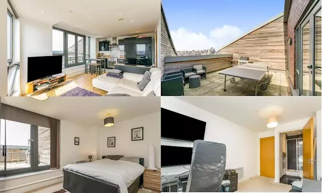 City centre penthouse flat boasting floor to ceiling windows and stunning views on the market in Leeds