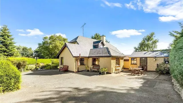 This inviting family home with considerable garden space is on the market for €280,000