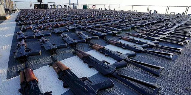 US Navy ships caught a fishing boat smuggling over 2,000 AK-47 rifles from Iran | Business Insider