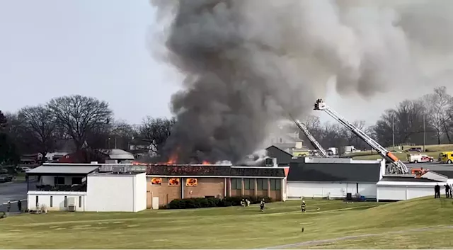 Fire rips through central Pa. business housing buffet, inn and store