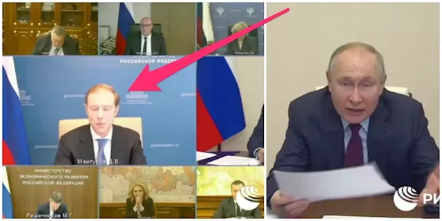 Putin publicly humiliated his deputy PM on a group video call, for working too slowly | Business Insider