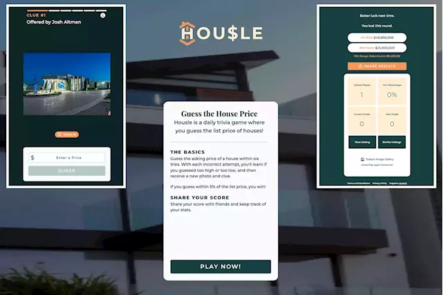 Worlde-inspired real estate game ‘Housle’ tests users’ market knowledge