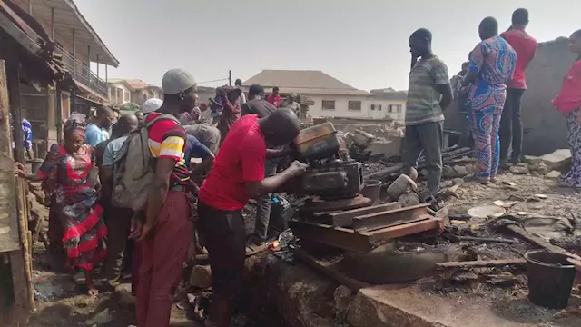 Millions lost as fire razes Ibadan auto spare parts market | The Guardian Nigeria News - Nigeria and World News