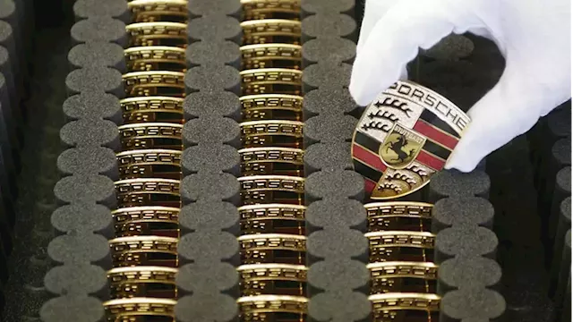 The Porsche badge came from a business dinner