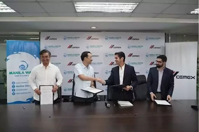 CEMEX, Manila Water sign MOU to collaborate on sustainable business practices