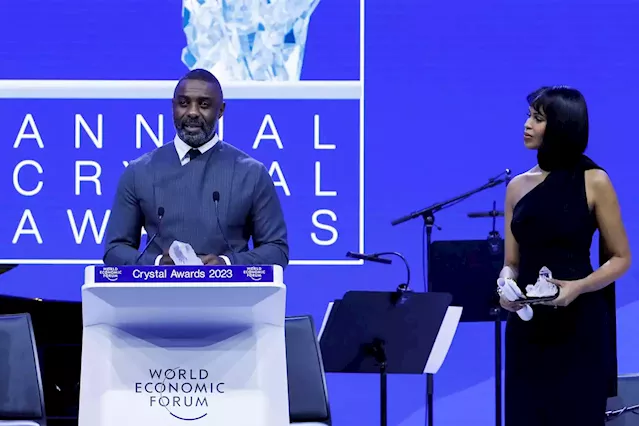 Davos 2023: Idris Elba calls for investment to help world's poor