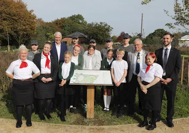 Market Drayton’s net zero McDonald’s unveils Biodiversity Garden