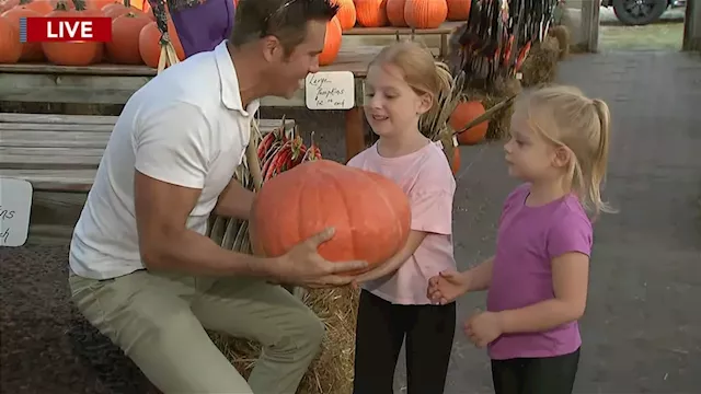 Meteorologist Adam Joseph visits Zimmerman's Country Market in Gloucester County