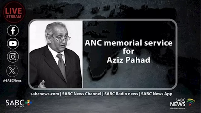 | ANC memorial service for Aziz Pahad - SABC News - Breaking news, special reports, world, business,