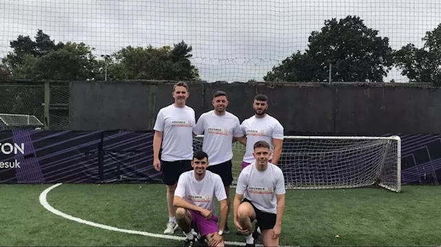 Companies raised over £2k at a 5-a-side charity tournament