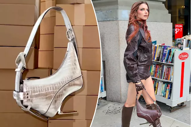 Stiletto heel-shaped handbag —popular with celebs like Julia Fox — hits the market for $375