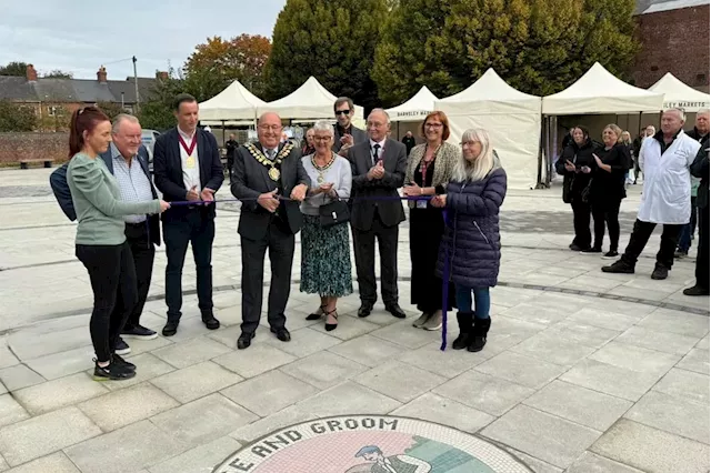 Goldthorpe town square: New town square opens in Yorkshire - and it will host a weekly market