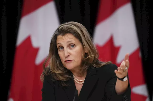 Business council urges Chrystia Freeland to avoid new spending in economic update