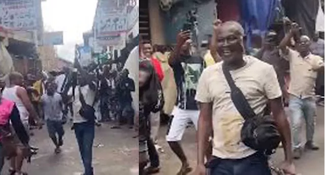 Police Vow Probe As Man Fires AK-47 Shots To Celebrate Ladipo Market Reopening