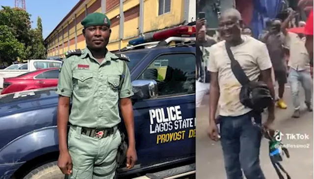 Policeman Arrested For Firing Shots In The Air At Lagos Market Reopening