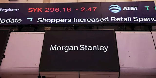 Morgan Stanley earnings fall 10% but beat lowered Wall Street expectations