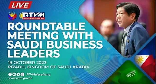 Roundtable Meeting with Saudi Business Leaders Riyadh, Kingdom of Saudi Arabia October 19, 2023