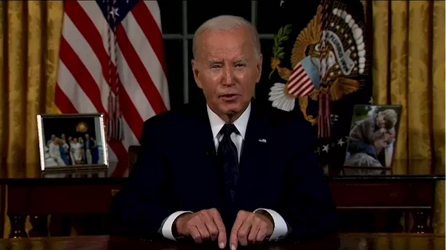 Biden addresses Hamas and Putin in speech against wars; calls aid 'smart investment'