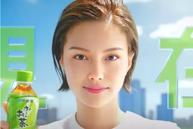 Japanese beverage company draws mixed reactions for using AI-generated actress in TV commercial