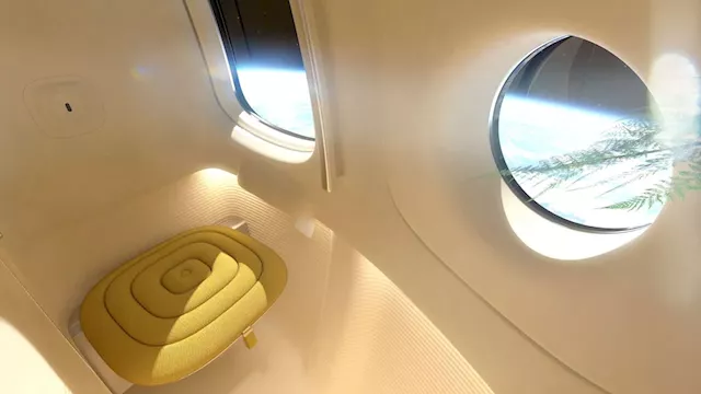 Carbon-neutral spaceflight company unveils spa-like space loo