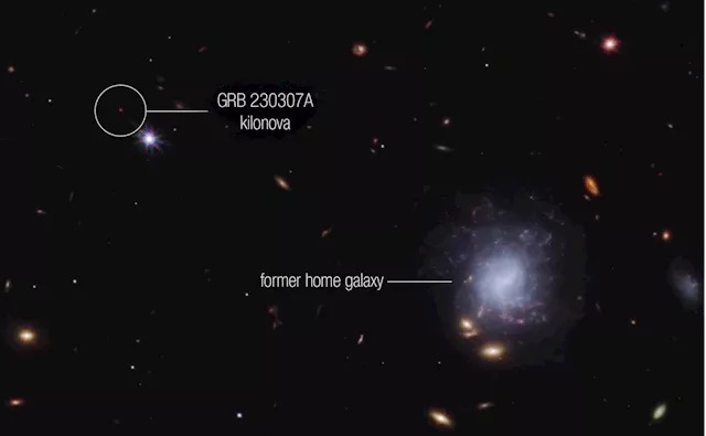 NASA’s Webb Makes First Detection of Heavy Element From Star Merger