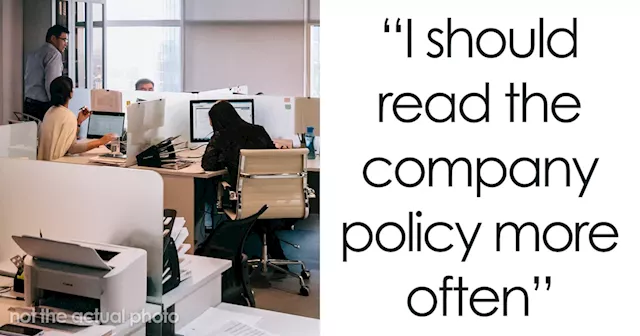 Company Tells Employee To 'Read The Company Policy' In A Snippy Email, Loses $300