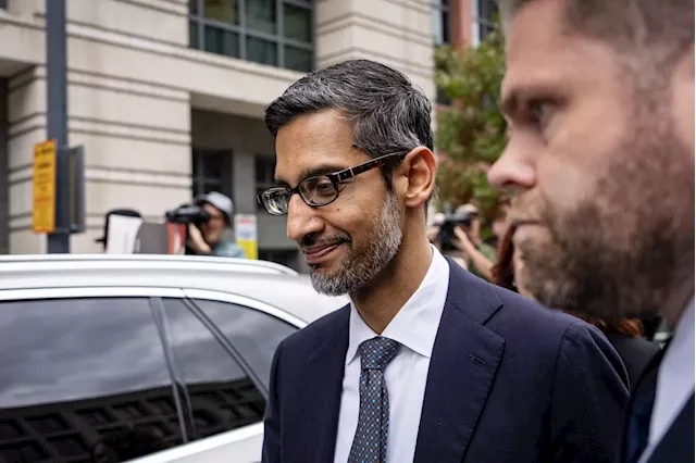 Google CEO Sundar Pichai grilled over company's deleted chat logs at antitrust trial