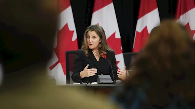 Freeland to meet with provincial finance ministers on possible Alberta CPP withdrawal