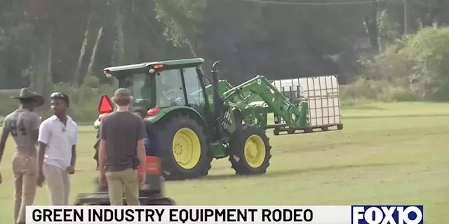 Hundreds of high school students participate in Green Industry Equipment Rodeo