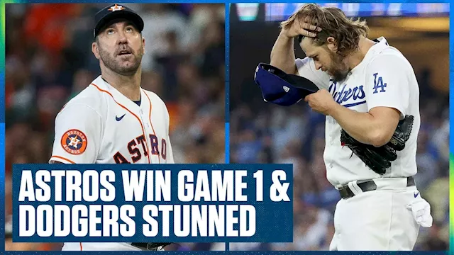 Houston Astros handle business & the Diamondbacks pull off the game 1 upset | Flippin' Bats