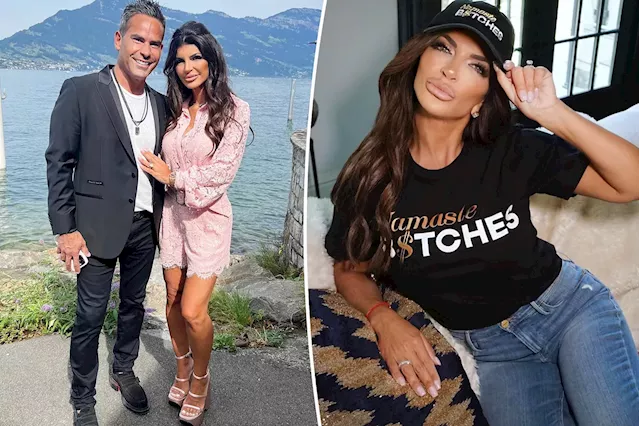 Teresa Giudice offers 'family business cards' to cop after being pulled over for swerving lanes