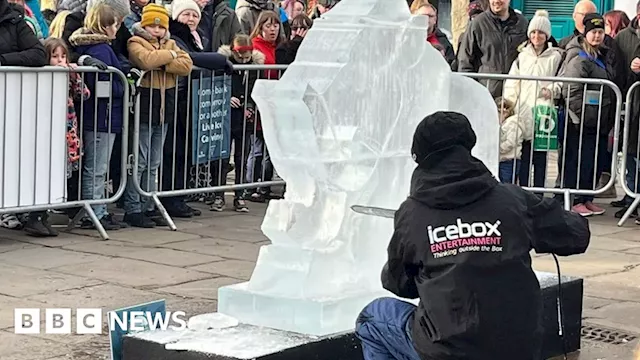 Lincoln hosts first ice trail after Christmas market axed