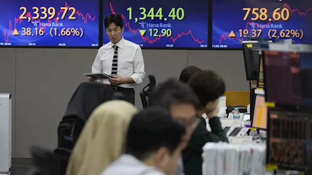 Stock market today: Asian shares surge on hopes the Federal Reserve’s rate hikes are done