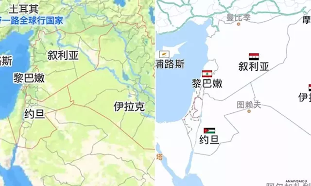 As Gaza conflict rages, online maps from Chinese companies are missing Israel’s name