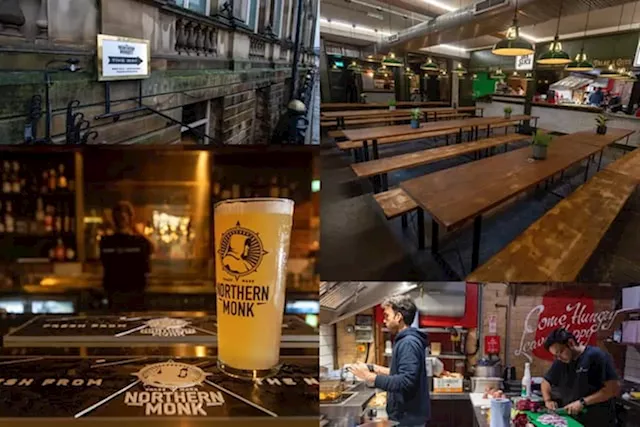 16 pictures of The Northern Market in Leeds city centre featuring a food market, beer hall and cocktails