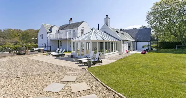 Stunning £1.1m Ayrshire mansion with outdoor kitchen and bar goes on the market