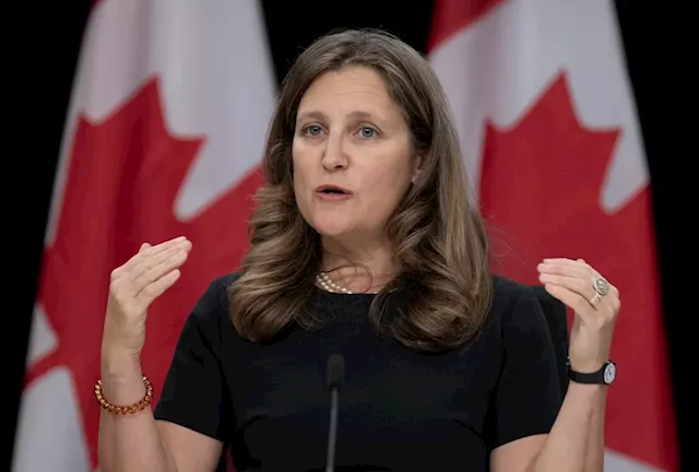 Finance ministers, Freeland set to meet to discuss Alberta CPP exit proposal