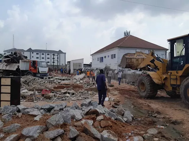 Mini market used for publishing forged vehicle papers demolished in Abuja