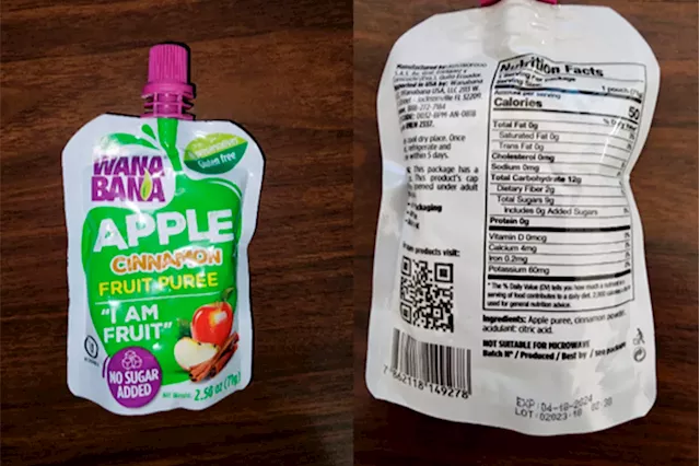 Pa. company added to those recalling fruit pouches for kids because they may contain lead