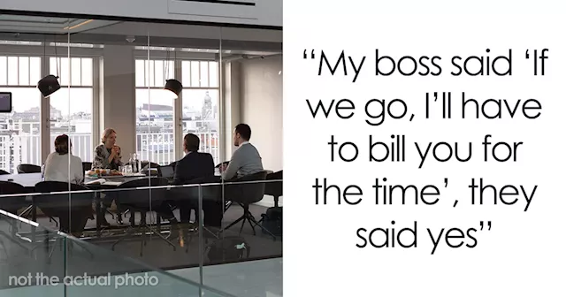 Company Sends Client Expensive Bill After Being Forced To Attend Meeting