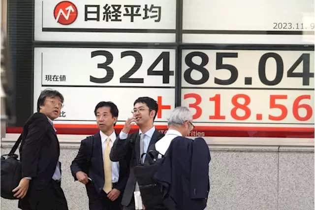 Stock market today: Asian shares mostly higher after China reports that prices fell in October