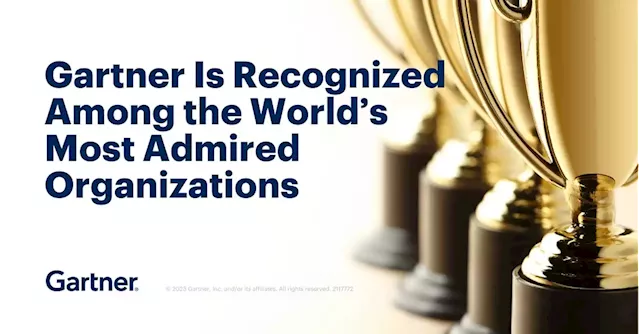 Gartner Named One of the World’s Most Admired Companies 2023 by Fortune