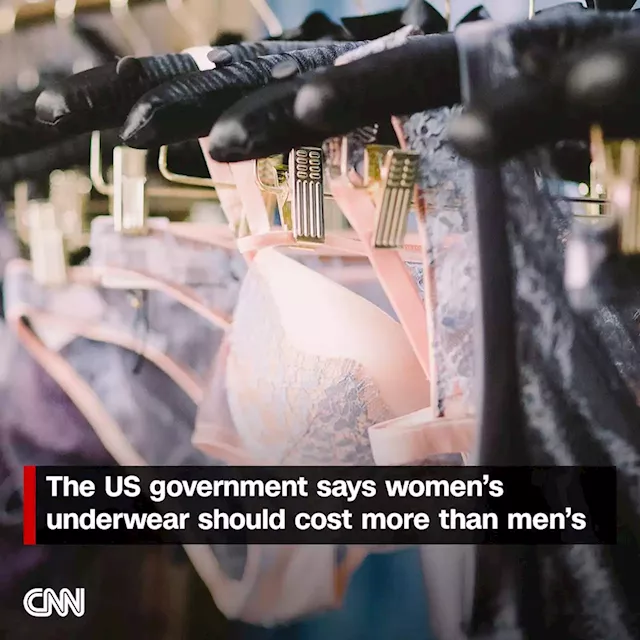 The US government says women's underwear should cost more than men's | CNN Business