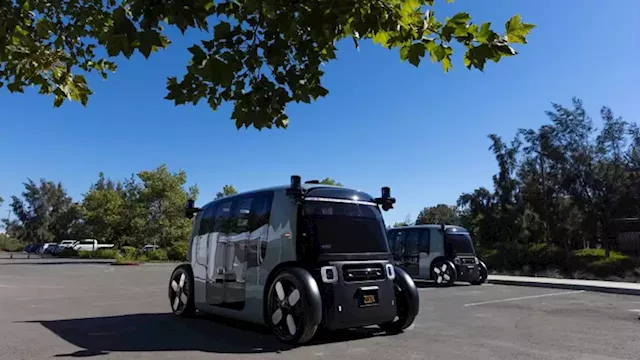 Amazon's Zoox robotaxi drives on public roads in California for the first time | CNN Business